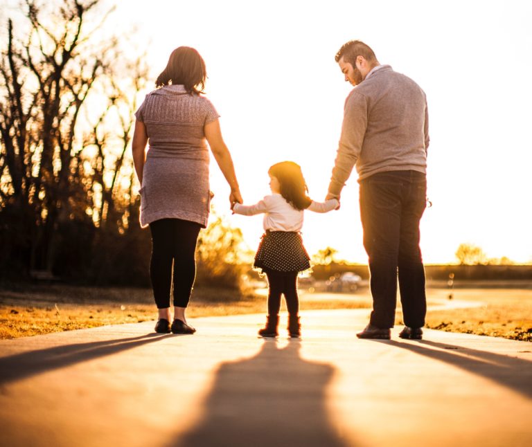 family holding hands
