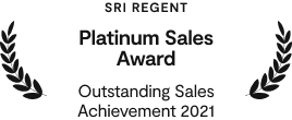 Badge 2 Pleasant Homes Sales Excellence Award 2021